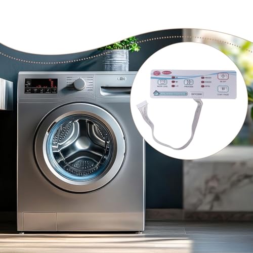 Image of Washer Control Panel Easy Installation Compatible Professional Replace White|