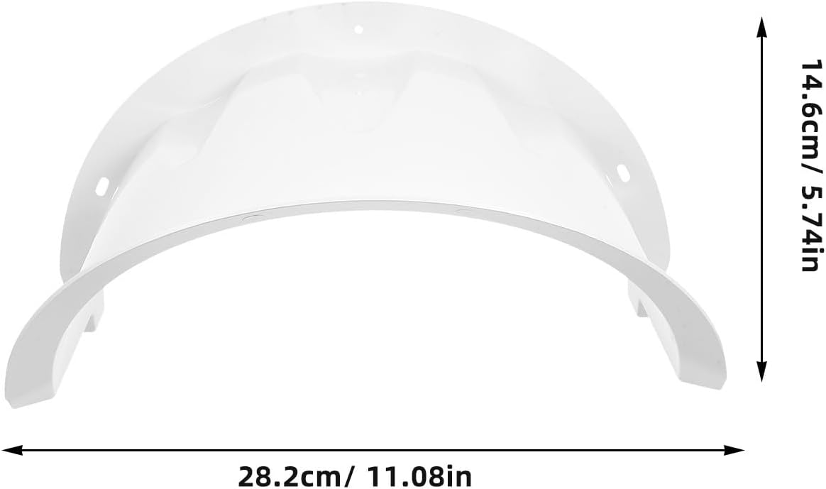 DOITOOL 4pcs Outdoor Security Camera Protective Shield - Weatherproof Rain and Sun Cover for Residential Commercial and Public Cameras - Plastic Monitoring Housing