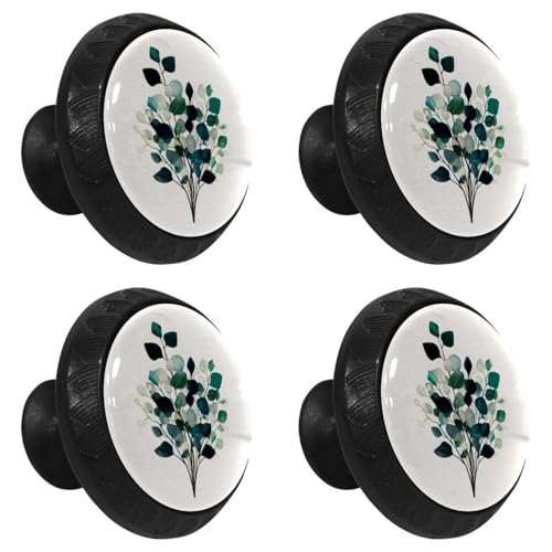 Boutons de placard blancs ronds pour relooker un meuble usé - 3