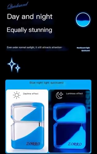 Encendedor ZORRO Night Glow Quicksand diseño Starry Sunset miniatura 4