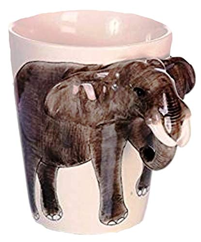 B2SEE Mug-elephante-tasse-ceramique-gateau-animaux-3d fait main enfant femme garcon fille de LTD