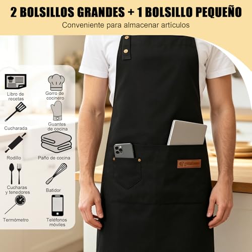 La mejor comparación de Delantales , listamos los 10 mejores. 2 Imagen adicional