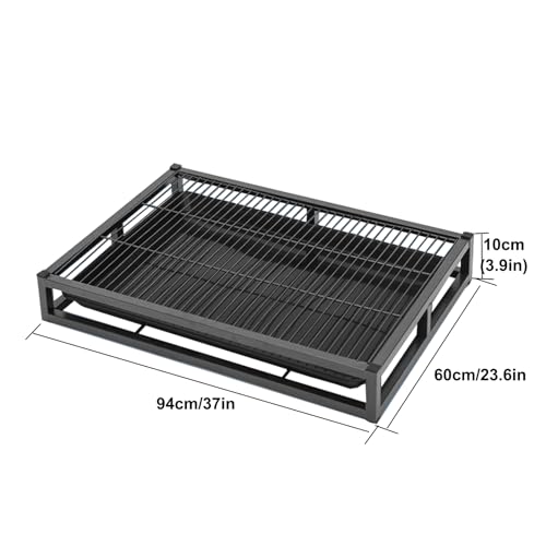 Support portable pour coussinets d'entraînement pour pipi et bac à litière métal 94cm - 7