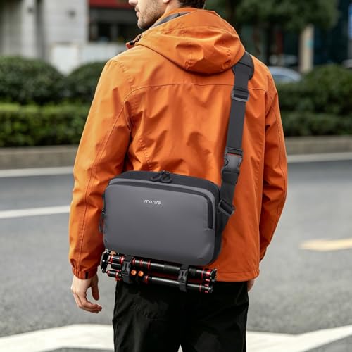 Bolso Camera MOSISO para DSLR y Mirrorless, Negro y Gris miniatura 2