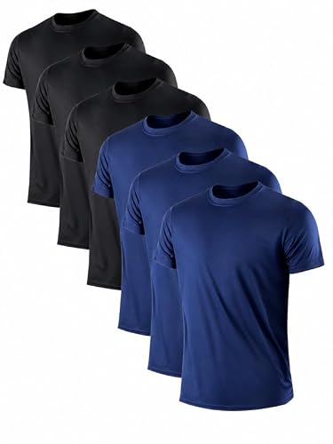 Men's Dry Fit T-Shirt 6-Pack