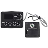 Pastilla de guitarra acústica Ecualizador de ecualizador de preamplificador de 4 bandas Sistema de pastilla piezoeléctrica con pantalla LCD para accesorio de guitarra acústica