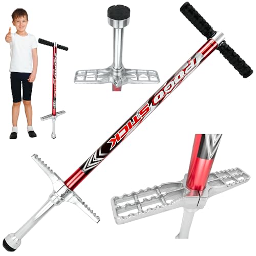 Merkan Pogo Stick, Springspringstange, Gummigriffe, Kinder, 5+, Gewicht bis 70 kg...