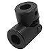 12mm x 24mm x 51mm Rotatable Motor Shaft Metal Universal Joint