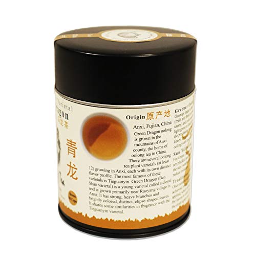 The Tao Of Tea, Green Dragon Oolong Tea, Loose Leaf, 3.5 Ounce Tin #TOP2