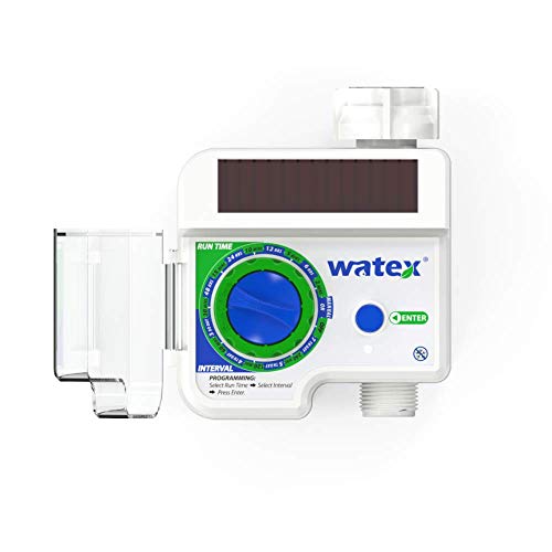 Solar Powered Tap Timer, White, Irrigation Tap Timer, Batteries Included. #TOP1