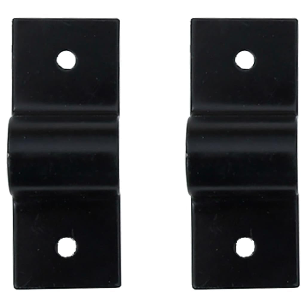 Soporte de manguera de montaje en pared, acero negro, giratorio