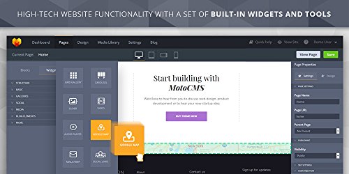 MotoCMS 3 - Professional Website Builder. Download. Create your website easy without any coding skills. - Thumbnail 6