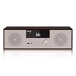 LONPOO Stereo System for Home with CD Player，40W Home Stereo System CD Player with Speakers Bluetooth, USB Playback, FM Radio, Aux-Input，Earphone Port