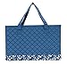 Everything Mary Universal Sewing Machine Carrying Case, Blue - Portable Tote Cover Bag for Brother, Singer & Most Machines - Supply Organizer for Crafts, Nursing, & Medical