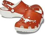 Crocs Unisex-Adult Classic Collegiate Clogs, Texas, 9 Men/11 Women