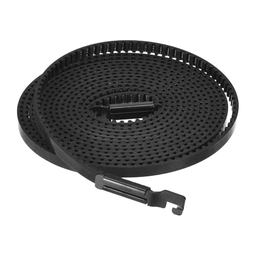 Sourcing Map Ouvre-porte de garage à courroie Noir 6 m