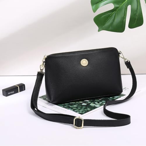 Image of SENDEFN Small Crossbody Phone Purses for Women Vegan Leather Crossbody Bags Shoulder Handbags