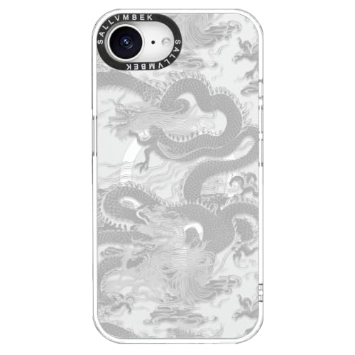 Coque iPhone 17e motif dragon mignon transparente pour fille