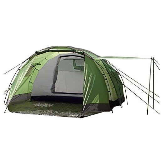 TRUTZHOLM® - Tienda de campaña para 4 personas, 3000 mm, columna de agua verde