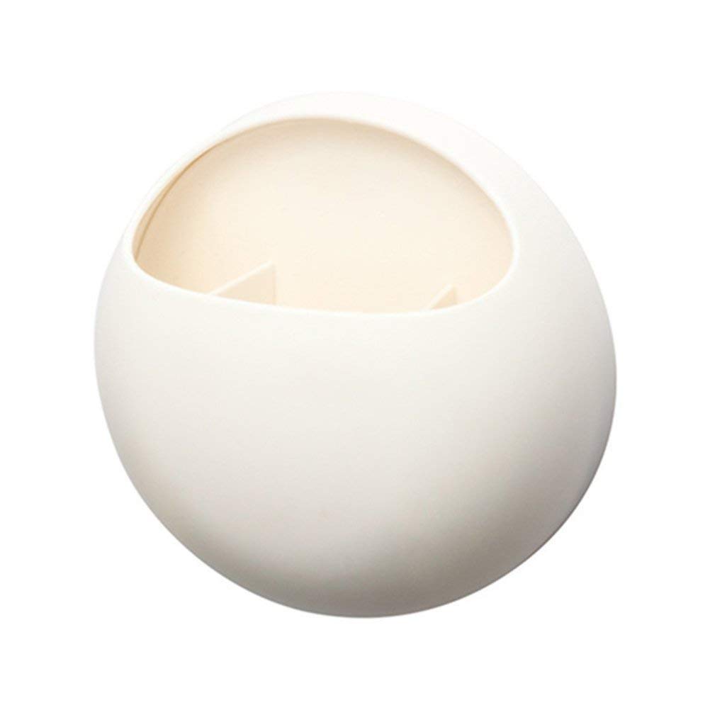 Supporto per spazzolino da denti a parete con ventosa, di alta qualità, per bagno, cucina, colore: bianco