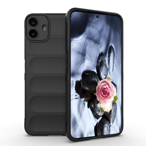 YUEQIAN Case for Nothing CMF Phone 1 5G, Heavy Duty Double Airbag Liquid Silicone TPU Bumper Shockproof Case
