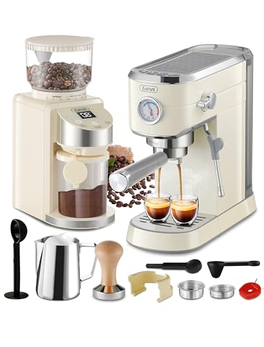 Gevi Espresso Machine with Grinder