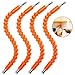 PRIDE&CRAFT 4 Pcs Superbit Screwdriver Soft Shafts, Twists 360 Degrees Drill Extension Tool, Universal Super Bit Drill Connection-Orange