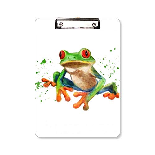 Porte-bloc grenouilles vertes Polypedatid A4 parfait pour vos prises de notes en classe