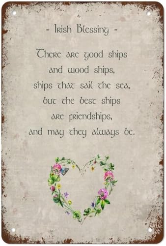 Funny Vintage Metal Signs Here are Good Ships and There