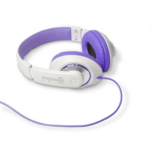 Connect Land Fashionable Circumaural Stereo Headset Headphone Purple Color, Adjustable Size [ 40Mm Speaker At 20Hz - 20Khz ] For Iphone6, Iphone6 Plus, Ipod Mp3, Mp4, Pc, Iphone Music #TOP1
