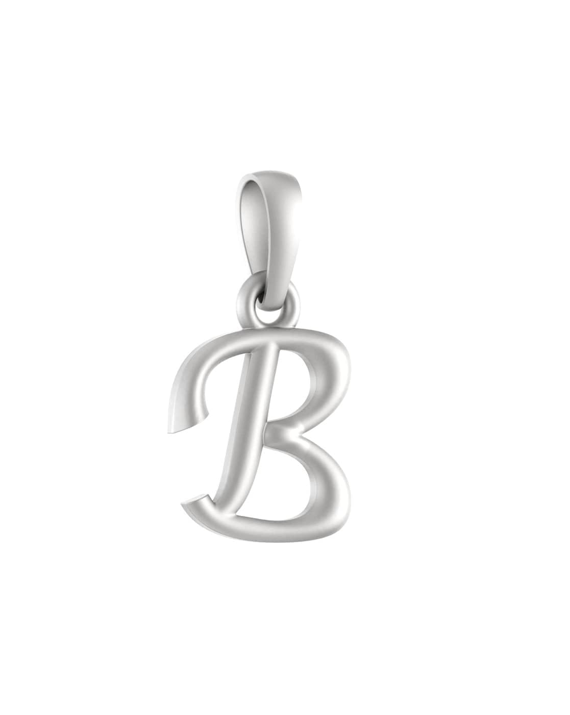 Pendentif chaîne alphabet en argent à offrir pour célébrer une initiale - 7