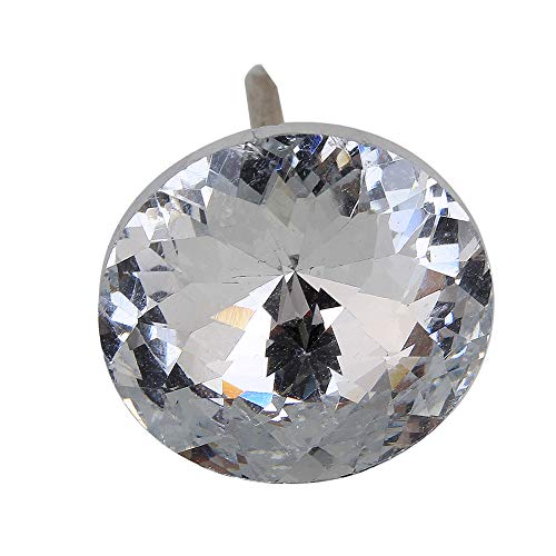 Rdexp Sofa Headboard Decor Bright Crystal Tacks Upholstery Nails Pack Of 20 #TOP2