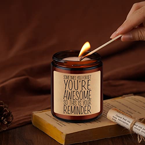 Gspy Vanilla Scented Candles - Thank You Gifts, Appreciation Gifts For Women, Men - Teacher Gifts, Nurse Gifts, Graduation Gifts - Funny Birthday, Mothers Day Gifts For Mom, Friend, Coworker, Sister #TOP2