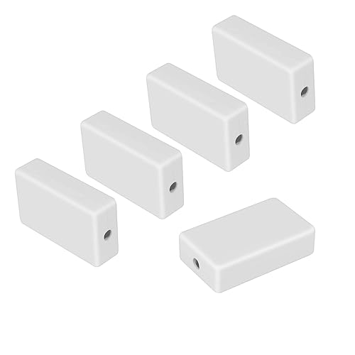 Miniatura 73 de LeMotech Project Box - Caja de 5 piezas de plástico ABS para proyectos eléctricos, caja de conexiones pequeña para electrónica, color blanco, 3.54 x