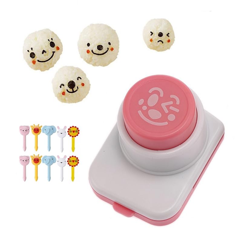 Amazon｜Yurika 海苔カッター キャラ弁 のりパンチ 顔 おにぎり型