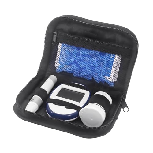 Leather Glucose Meter Storage Bag