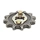 530 Kettenrad Ritzel 0.8in 20mm Welle Vorderrad Ritzel Cog Eisenlegierung Ersatz für Motorrad Pit Dirt Bike ATV Go Kart Quad