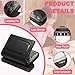Silvaxis 10 Hole Punch Binding Machine for Planner, Manual Binding System with 10 Multi-Color Binder Rings for Making 26 Holes on B5, 30 Holes on A4, 20 Holes on A5 Book, 10 Sheet Capacity - Black