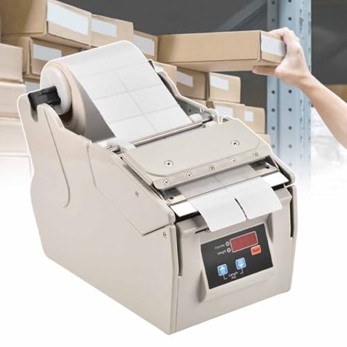 Dispensador automático de etiquetas de producción y transportador eficiente de empaque