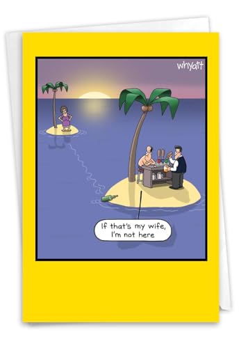 NobleWorks ʔaO[eBOJ[h 5 x 7C`̕t (J[h1) Bday I'm Not Here C10855BDG