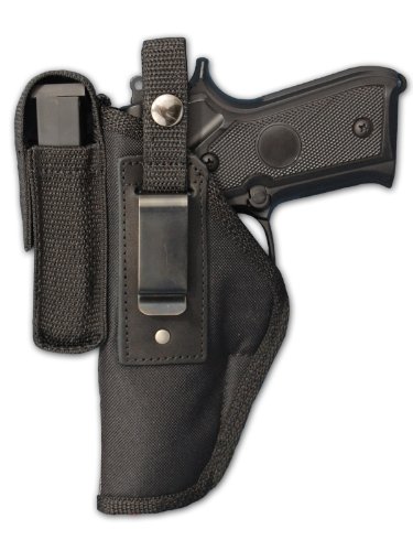 Barsony Gun Owb Belt Holster W/Magazine Pouch For Full Size 9Mm 40 45 Pistols (Sig-Sauer P320 Sp2022, Right) #TOP1