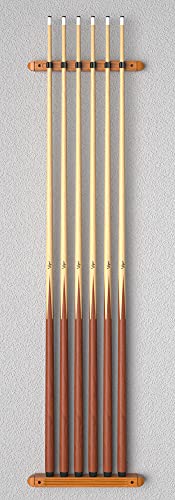 Fat Cat 2-Piece Wall Mounted Hardwood Billiard/Pool Cue Rack, - Image 2