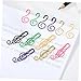 Angoily 100Pcs Musical Note Paper Clips Cute Shaped Clips for Office Supplies Unique Desk Accessories for Memos Photos and Notes