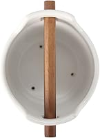 Vista 3 de Soporte para utensilios de cocina para cubiertos, cubiertos, cubiertos y accesorios de cocina, madera y cerámica, encimera y organizador de mesa