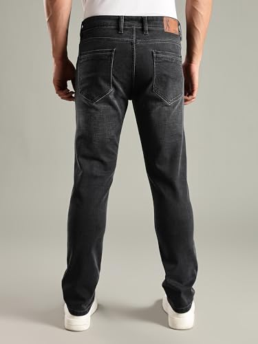 Image of Thomas Scott Men's | Mild Fade | Slim Fit | Denim | Regular Wear | Stretchable | Casual Jeans for Men