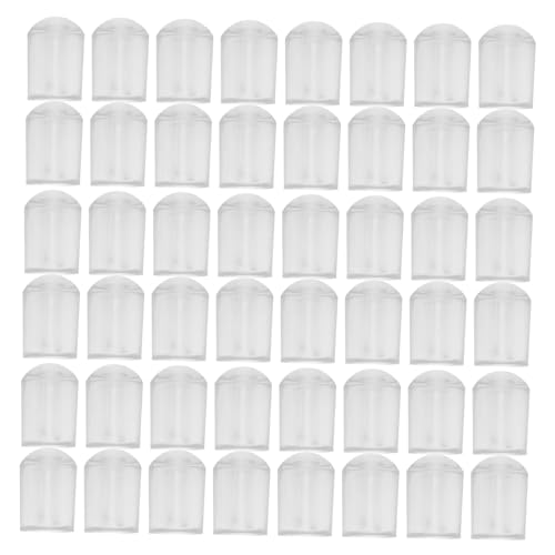 DIYEAH 100pcs Hanger Hook End Protectors PVC Tip Covers for Wire Hooks Enhanced Safety Easy Installation Noise Reduction for Home Office School and Industrial Use