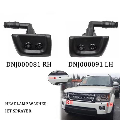 Buse de phare avant gauche pour Land Rover Discovery 3 couvercle gicleur DNJ000081