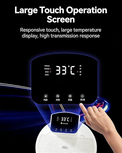 Secadora de cuerpo completo post-ducha impermeable con operación de pantalla táctil 4