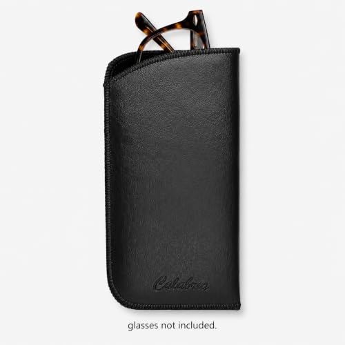 Image of Mens Slim Half-Clip Case in Black or Brown (Black (No-Clip)) - 12PACK