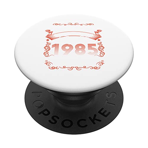 Camiseta de cumpleaños 37 Leyendas Nacidas En Agosto 1985 37 Años PopSockets PopGrip Intercambiable